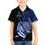 Personalised Chuuk FSM Culture Day Family Matching Off Shoulder Short Dress and Hawaiian Shirt Hammerhead Shark Tattoo 2024 LT9 Son's Shirt Blue - Polynesian Pride