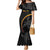 Papua New Guinea 50th Independence Day Family Matching Mermaid Dress and Hawaiian Shirt Simple Oro Tapa Pattern - Polynesian Pride