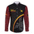 Papua New Guinea 50th Independence Day Family Matching Puletasi and Hawaiian Shirt Simple Oro Tapa Pattern - Polynesian Pride