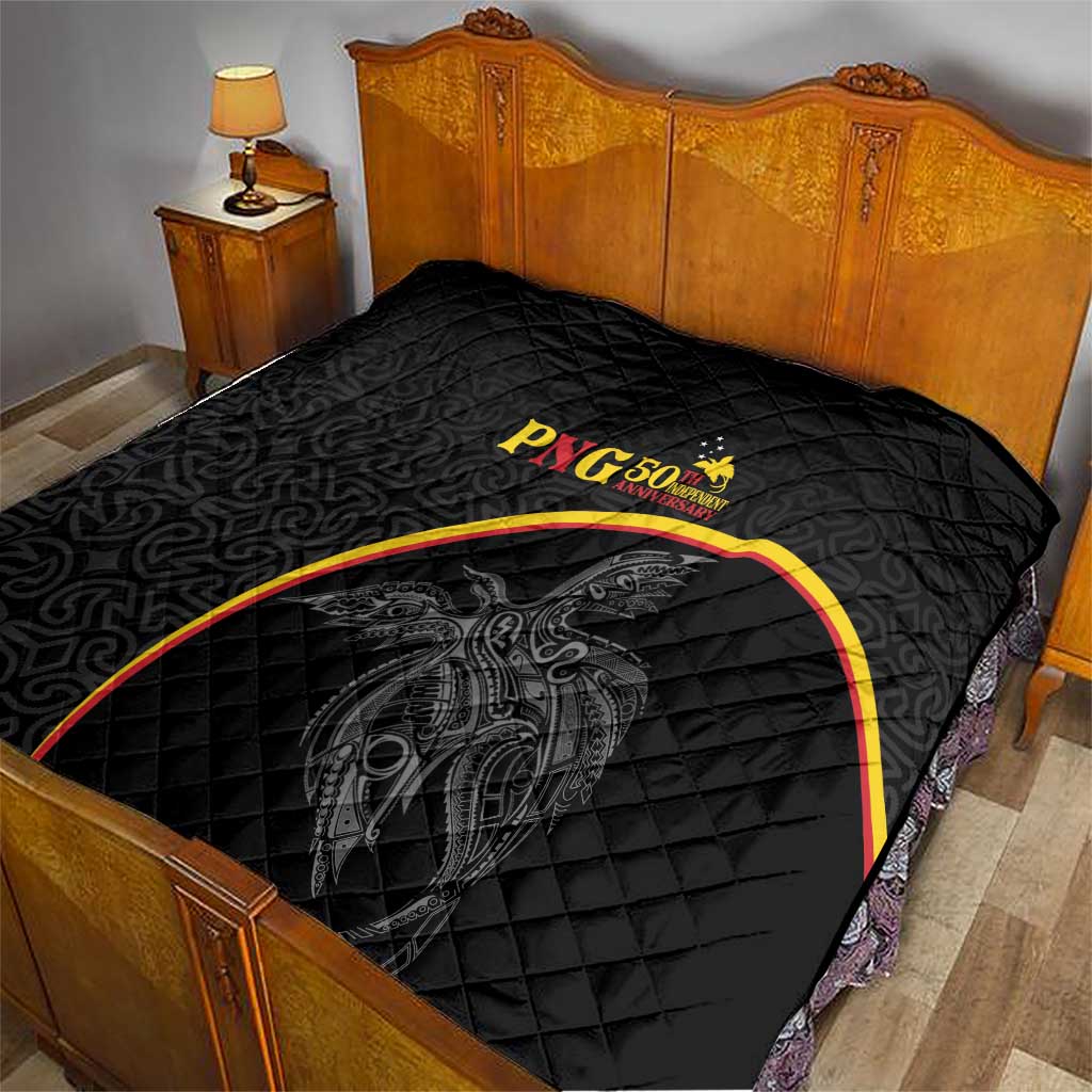 Papua New Guinea 50th Independence Day Quilt Simple Oro Tapa Pattern - Polynesian Pride