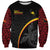 Papua New Guinea 50th Independence Day Sweatshirt Simple Oro Tapa Pattern - Polynesian Pride