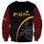 Papua New Guinea 50th Independence Day Sweatshirt Simple Oro Tapa Pattern - Polynesian Pride