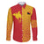 Papua New Guinea Oro Tapa Personalised Family Matching Long Sleeve Bodycon Dress and Hawaiian Shirt Simple Bird of Paradise Style - Polynesian Pride