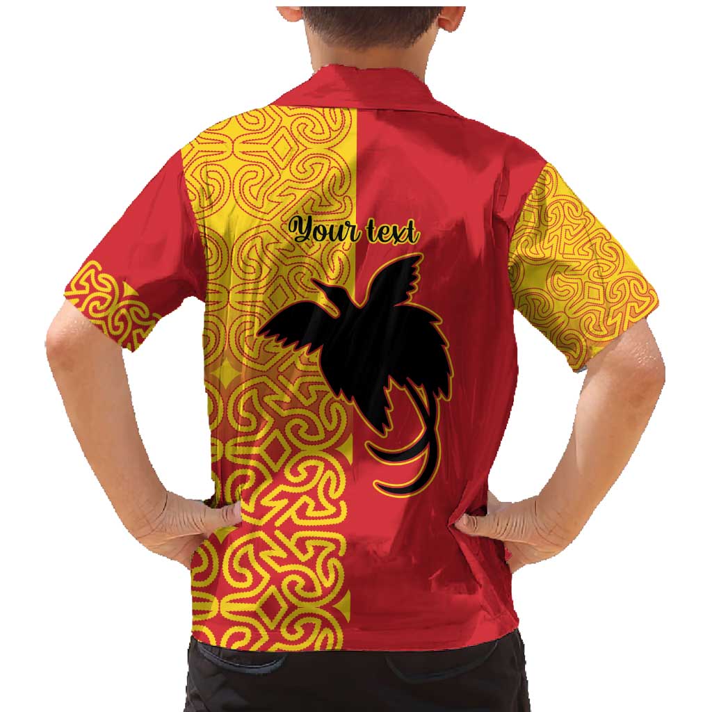 Papua New Guinea Oro Tapa Personalised Family Matching Mermaid Dress and Hawaiian Shirt Simple Bird of Paradise Style - Polynesian Pride