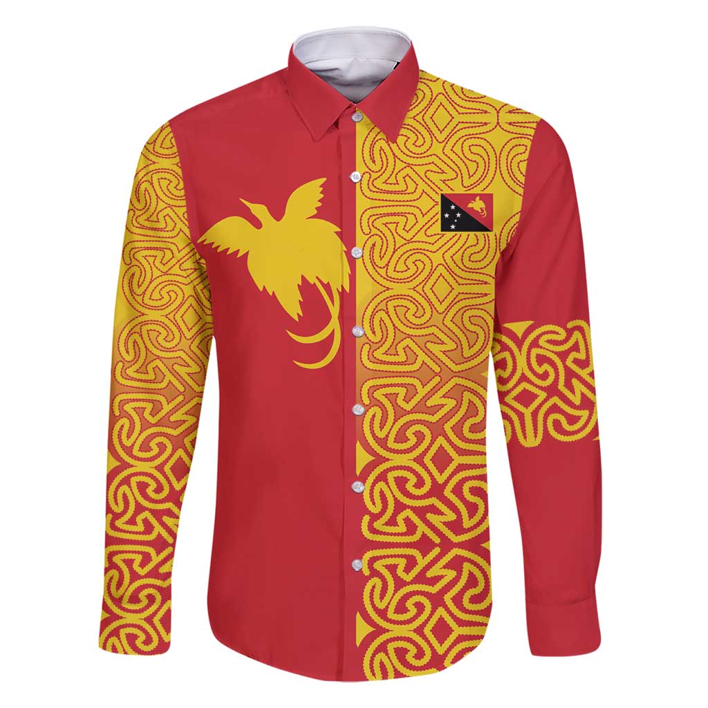 Papua New Guinea Oro Tapa Personalised Family Matching Mermaid Dress and Hawaiian Shirt Simple Bird of Paradise Style - Polynesian Pride