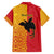Papua New Guinea Oro Tapa Personalised Family Matching Tank Maxi Dress and Hawaiian Shirt Simple Bird of Paradise Style - Polynesian Pride