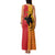 Papua New Guinea Oro Tapa Personalised Family Matching Tank Maxi Dress and Hawaiian Shirt Simple Bird of Paradise Style - Polynesian Pride