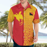 Papua New Guinea Oro Tapa Personalised Hawaiian Shirt Simple Bird of Paradise Style - Polynesian Pride