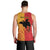 Papua New Guinea Oro Tapa Personalised Men Tank Top Simple Bird of Paradise Style - Polynesian Pride