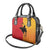 Papua New Guinea Oro Tapa Personalised Shoulder Handbag Simple Bird of Paradise Style - Polynesian Pride