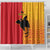Papua New Guinea Oro Tapa Personalised Shower Curtain Simple Bird of Paradise Style - Polynesian Pride