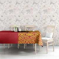 Papua New Guinea Oro Tapa Personalised Tablecloth Simple Bird of Paradise Style - Polynesian Pride