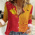 Papua New Guinea Oro Tapa Personalised Women Casual Shirt Simple Bird of Paradise Style - Polynesian Pride