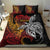 Papua New Guinea Sepik Personalised Bedding Set PNG Bird of Paradise Tattoo - Polynesian Pride