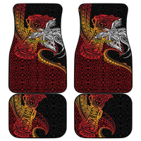 Papua New Guinea Sepik Personalised Car Mats PNG Bird of Paradise Tattoo - Polynesian Pride