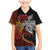 Papua New Guinea Sepik Personalised Family Matching Mermaid Dress and Hawaiian Shirt PNG Bird of Paradise Tattoo - Polynesian Pride