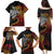 Papua New Guinea Sepik Personalised Family Matching Puletasi and Hawaiian Shirt PNG Bird of Paradise Tattoo - Polynesian Pride