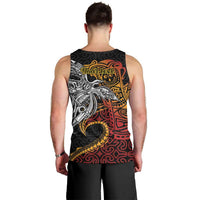 Papua New Guinea Sepik Personalised Men Tank Top PNG Bird of Paradise Tattoo LT9 - Polynesian Pride