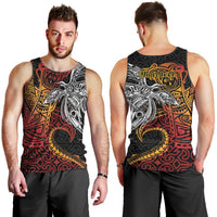Papua New Guinea Sepik Personalised Men Tank Top PNG Bird of Paradise Tattoo LT9 - Polynesian Pride
