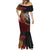 Papua New Guinea Sepik Personalised Mermaid Dress PNG Bird of Paradise Tattoo - Polynesian Pride