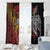 Papua New Guinea Sepik Personalised Window Curtain PNG Bird of Paradise Tattoo - Polynesian Pride