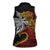 Papua New Guinea Sepik Personalised Women Sleeveless Polo Shirt PNG Bird of Paradise Tattoo - Polynesian Pride