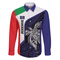 Personalised PNG Bougainville Family Matching Puletasi and Hawaiian Shirt Bird of Paradise Tattoo Flag Motif - Polynesian Pride