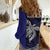 Personalised PNG Bougainville Women Casual Shirt Bird of Paradise Tattoo Flag Motif - Polynesian Pride