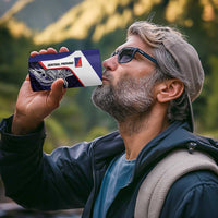 Personalised PNG Central Province 4 in 1 Can Cooler Tumbler Bird of Paradise Tattoo Flag Motif - Polynesian Pride