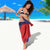 Personalised PNG Central Province Sarong Bird of Paradise Tattoo Flag Motif - Polynesian Pride