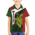 Personalised PNG Chimbu Province Family Matching Long Sleeve Bodycon Dress and Hawaiian Shirt Bird of Paradise Tattoo Flag Motif - Polynesian Pride