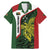 Personalised PNG Chimbu Province Family Matching Mermaid Dress and Hawaiian Shirt Bird of Paradise Tattoo Flag Motif - Polynesian Pride