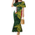 Personalised PNG Chimbu Province Family Matching Mermaid Dress and Hawaiian Shirt Bird of Paradise Tattoo Flag Motif - Polynesian Pride