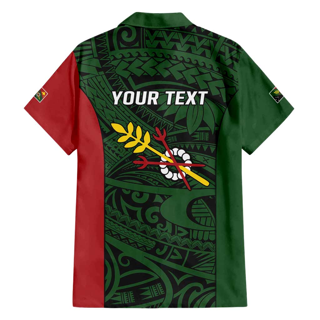 Personalised PNG Chimbu Province Family Matching Short Sleeve Bodycon Dress and Hawaiian Shirt Bird of Paradise Tattoo Flag Motif - Polynesian Pride