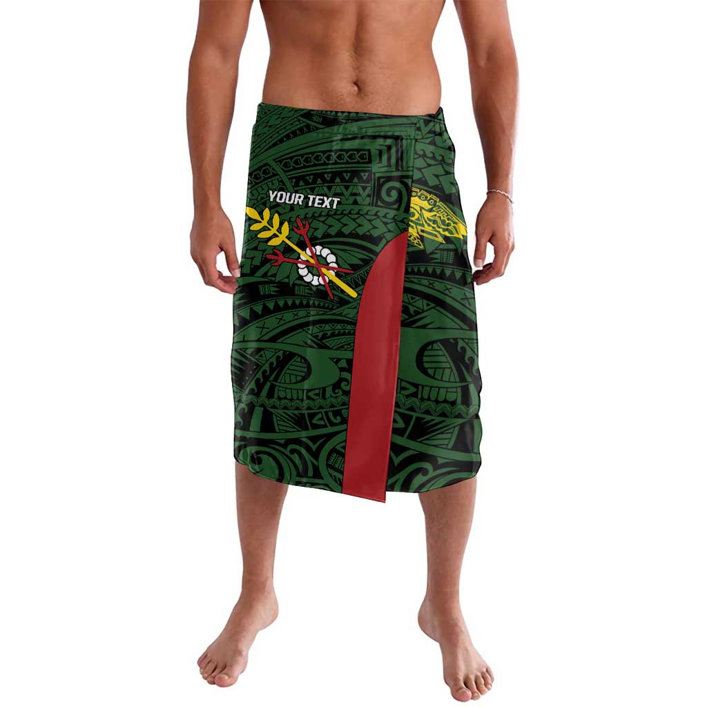 Personalised PNG Chimbu Province Lavalava Bird of Paradise Tattoo Flag Motif - Polynesian Pride
