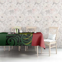 Personalised PNG Chimbu Province Tablecloth Bird of Paradise Tattoo Flag Motif - Polynesian Pride