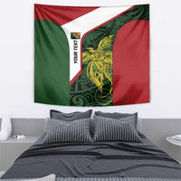 Personalised PNG Chimbu Province Tapestry Bird of Paradise Tattoo Flag Motif - Polynesian Pride