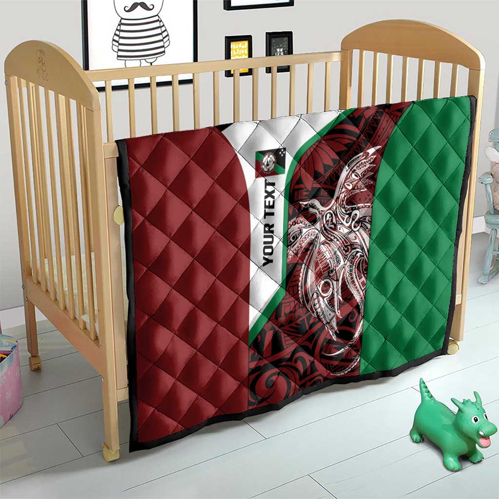 Personalised PNG East New Britain Province Quilt Bird of Paradise Tattoo Flag Motif - Polynesian Pride