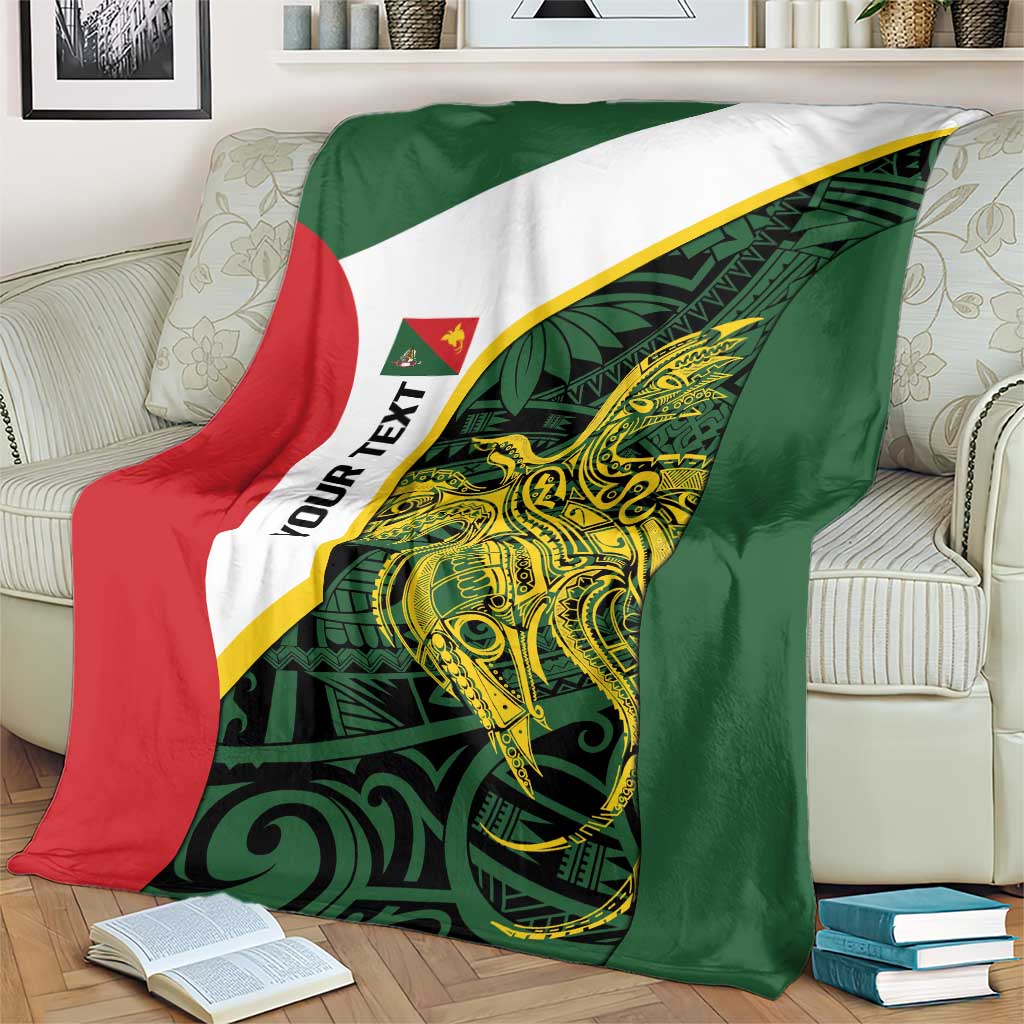 Personalised PNG East Sepik Province Blanket Bird of Paradise Tattoo Flag Motif - Polynesian Pride