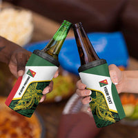 Personalised PNG East Sepik Province 4 in 1 Can Cooler Tumbler Bird of Paradise Tattoo Flag Motif - Polynesian Pride