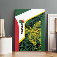 Personalised PNG East Sepik Province Canvas Wall Art Bird of Paradise Tattoo Flag Motif LT9 - Polynesian Pride