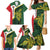 Personalised PNG East Sepik Province Family Matching Mermaid Dress and Hawaiian Shirt Bird of Paradise Tattoo Flag Motif - Polynesian Pride