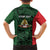 Personalised PNG East Sepik Province Family Matching Short Sleeve Bodycon Dress and Hawaiian Shirt Bird of Paradise Tattoo Flag Motif - Polynesian Pride