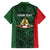 Personalised PNG East Sepik Province Family Matching Short Sleeve Bodycon Dress and Hawaiian Shirt Bird of Paradise Tattoo Flag Motif - Polynesian Pride