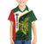 Personalised PNG East Sepik Province Family Matching Short Sleeve Bodycon Dress and Hawaiian Shirt Bird of Paradise Tattoo Flag Motif - Polynesian Pride
