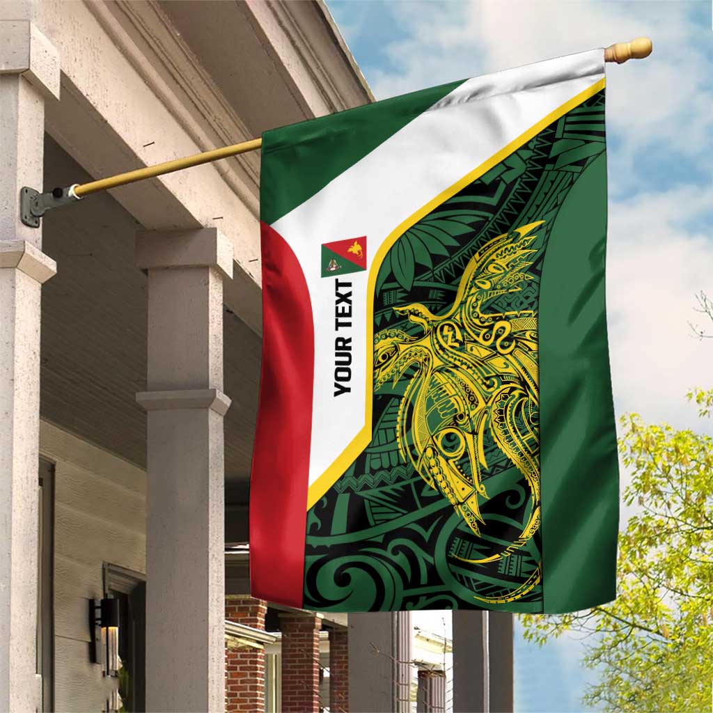 Personalised PNG East Sepik Province Garden Flag Bird of Paradise Tattoo Flag Motif - Polynesian Pride