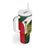 Personalised PNG East Sepik Province Tumbler With Handle Bird of Paradise Tattoo Flag Motif - Polynesian Pride