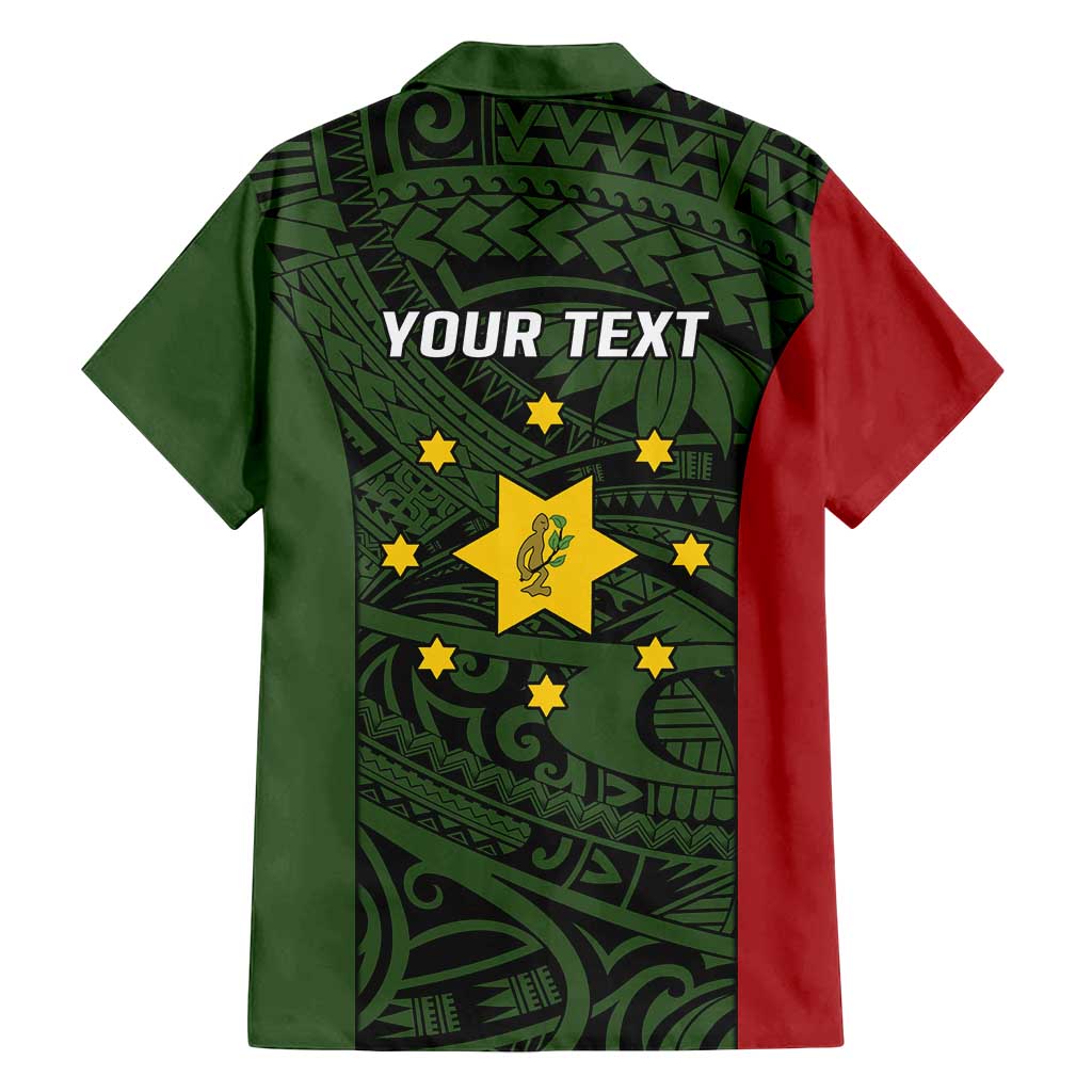 Personalised PNG Eastern Highlands Family Matching Puletasi and Hawaiian Shirt Bird of Paradise Tattoo Flag Motif - Polynesian Pride