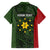 Personalised PNG Eastern Highlands Family Matching Short Sleeve Bodycon Dress and Hawaiian Shirt Bird of Paradise Tattoo Flag Motif - Polynesian Pride
