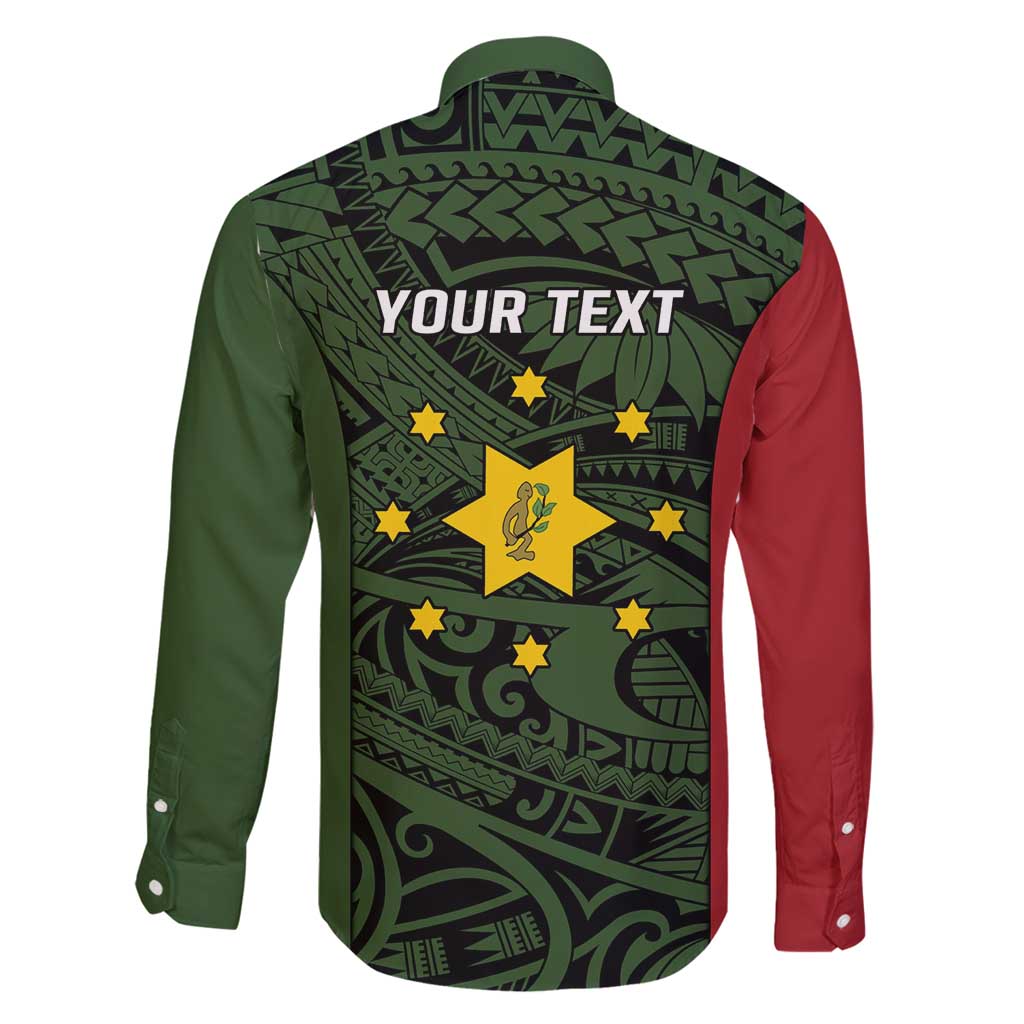 Personalised PNG Eastern Highlands Family Matching Tank Maxi Dress and Hawaiian Shirt Bird of Paradise Tattoo Flag Motif - Polynesian Pride